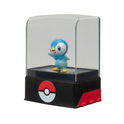 FIGURA POKEMON CON VITRINA PIPLUP