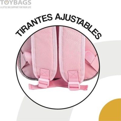 Stitch Pink Mochila Preescolar 3D