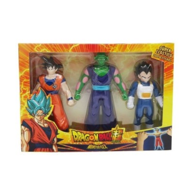 Monsterflex Dragon Ball Pack de 3 Figuras