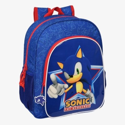 MOCHILA JUNIOR ADAPT.CARRO SONIC "LET'S ROLL"