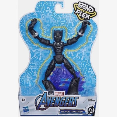 AVENGERS BEND AND FLEX 15cm. Black Panther