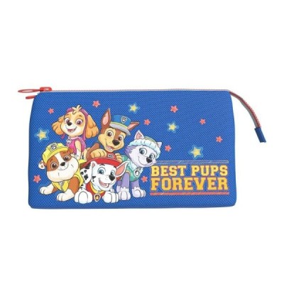 PAW PATROL PORTATODO TRIPLE CON CREMALLERA PLÁSTIC