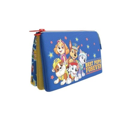 PAW PATROL PORTATODO TRIPLE CON CREMALLERA PLÁSTIC