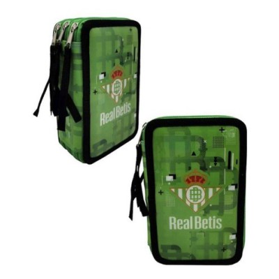 Betis Balompié Plumier 3 Pisos con Material Escola