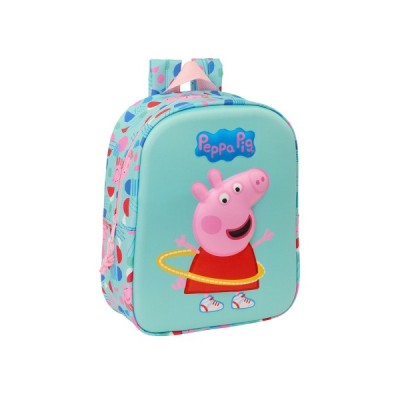 MOCHILA GUARDERIA 3D BOLSILLO RED PEPPA PIG