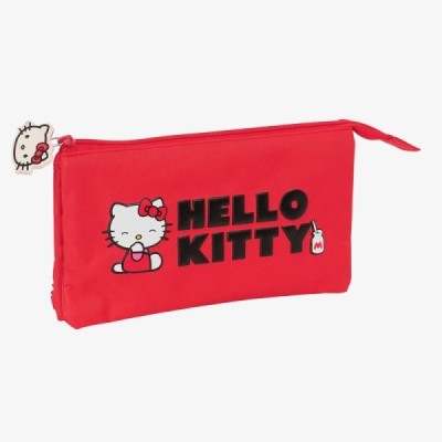 PORTATODO TRIPLE HELLO KITTY "ICONIC"