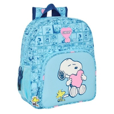 MOCHILA JUNIOR ADAPT.CARRO SNOOPY "LOVE"