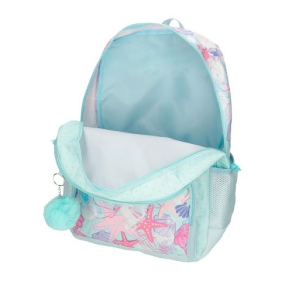 MOCHILA CON CARRO 44CM 2C. I LOVE SEA LIFE