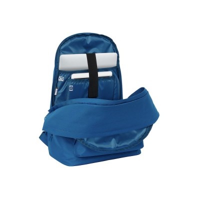 MOCHILA DOBLE PARA PORTATIL 15,6"+USB REAL MADRID