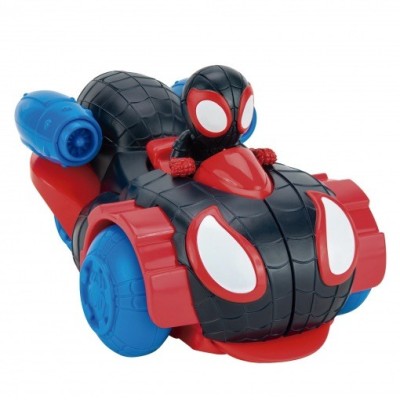 SPIDEY -Miles Morales Vehículo 2 en 1: Coche/ Moto