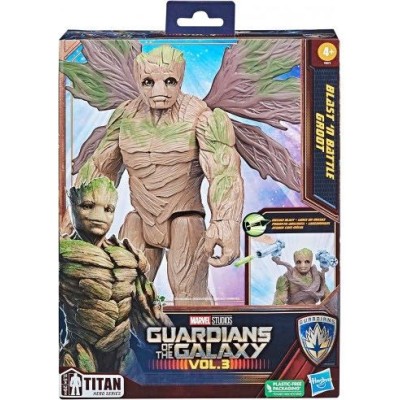 GUARDIANES DE LA GALAXIA FIGURA GROOT BATALLA Y EX