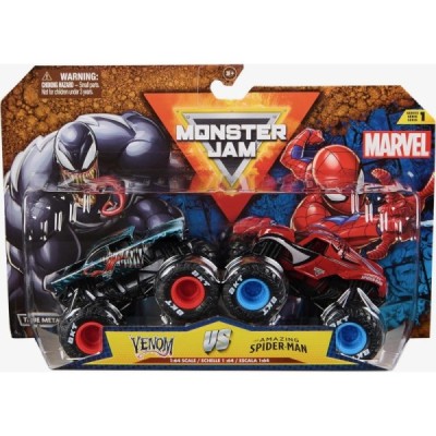 Monster Jam Pack 2 Marvel Spider-Man vs Venom 1:64