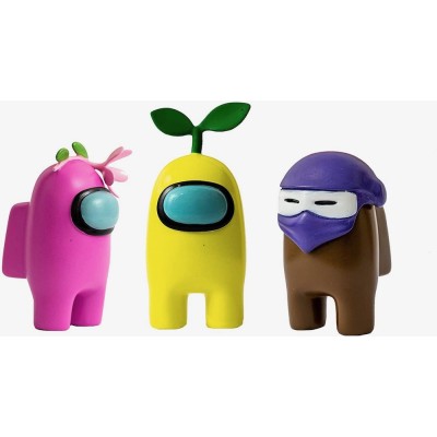 Figuras AMONG US - PACK 3 EN CAJA