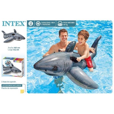 TIBURÓN BLANCO HINCHABLE 173X107 CM