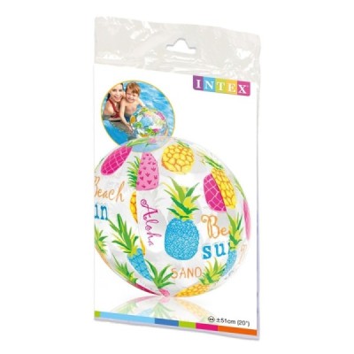 PELOTA PLAYA - 3 SURT -51 CM INTEX 3/S