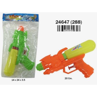PISTOLA DE AGUA 20CM. EN BOLSA