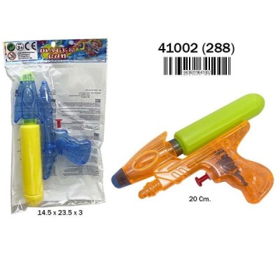 BOLSA PISTOLA AGUA TRANSPARENTE