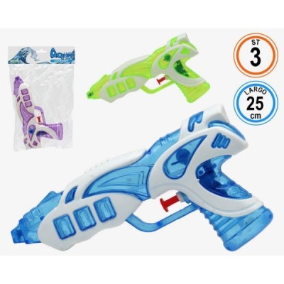 PISTOLA AGUA 25cm. -3Mod.