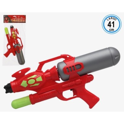 PISTOLA AGUA ROJA 41X21cm