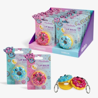 MARTINELIA Bálsamo Labial con Llavero WORLD DONUT