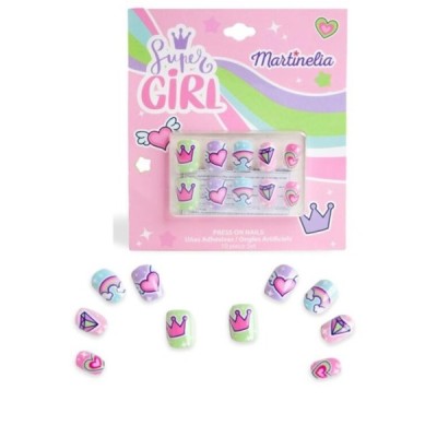 MARTINELIA 10 Uñas Postizas Super Girl