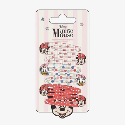 ACCESORIOS PELO CLIPS 6 PIEZAS MINNIE