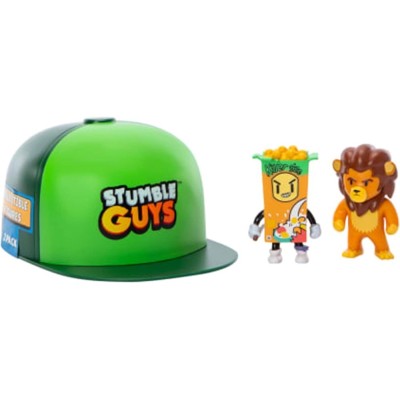 STUMBLE GUYS PACK GORRA CON 2 FIGURAS SORPRESA
