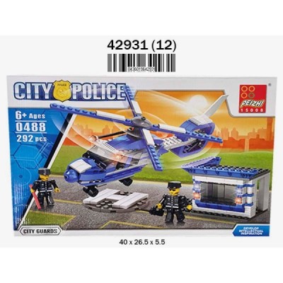 Juego MONTABLES POLICIA 292 Pzas.