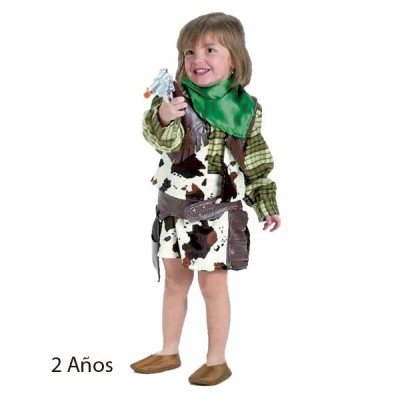 DISFRAZ  VAQUERO, NIÑA T/2/3 Y 3/4