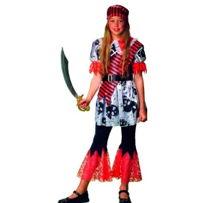 DISFRAZ PIRATA CALAVERAS 5-7 AÑOS