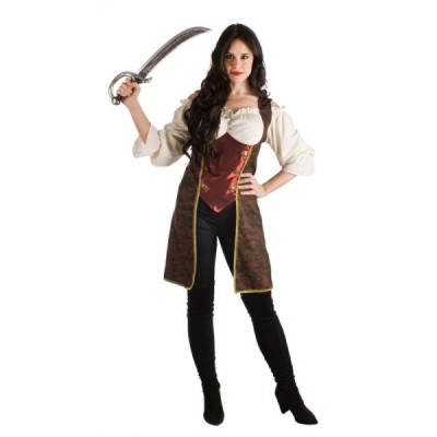 DISFRAZ MUJER PIRATA LUJO, TALLA M