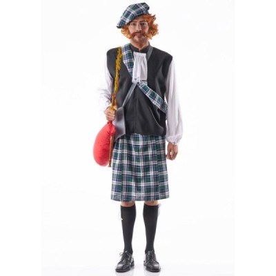 DISFRAZ ADULTO, ESCOCÉS, TALLA M-L