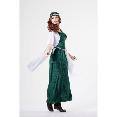 DISFRAZ MEDIEVAL VERDE, TALLA M