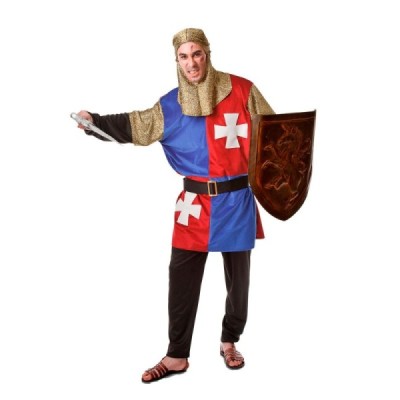 DISFRAZ MEDIEVAL AZUL ADULTO