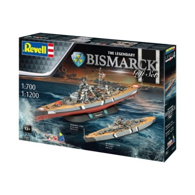 Maqueta The Legendary Bismarck (1:700 & 1:1200) Revell