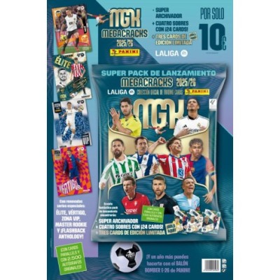 Pack Lanzamiento Trading Cards La Liga 25-26 Megacracks