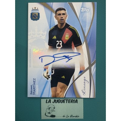Dibu Martínez "Autógrafo original " Topps Lineage Argentina 2024
