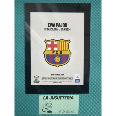 Ewa Pajor " Card tarjeta numerada 31/49 " FC Barcelona Topps Here We Go UCC Summer Signings