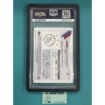 Antony " Slab Gradeado PSA 10 " Rookie Ajax Refractor 2020 - 2021 Topps Chrome UCL Japan