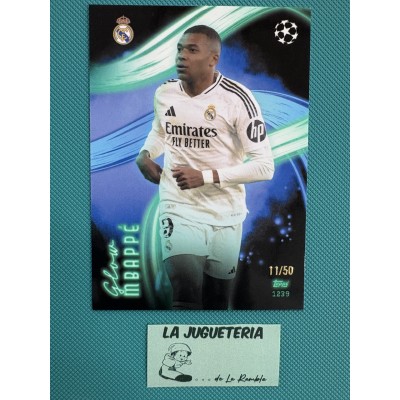 Kylian Mbappé " Card tarjeta numerada 11/50 " Real Madrid Topps Total Football 2024/2025