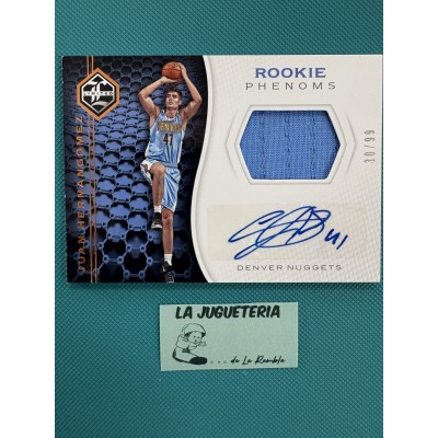 Juan HernanGomez " Rookie Card Autógrafo Original Parche Trozo camiseta numerado 30/99 " Denver Nuggets  Panini 2016-2017