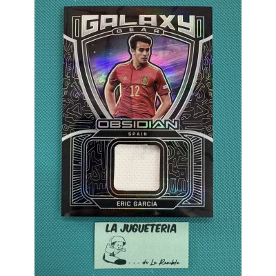 Eric García " Card tarjeta Parche Trozo camiseta numerado 68/149 " España Panini Obsidian Galaxy 2021-2022