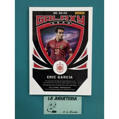 Eric García " Card tarjeta Parche Trozo camiseta numerado 68/149 " España Panini Obsidian Galaxy 2021-2022