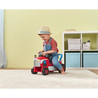 Correpasillos 2 en 1 Tractor y Cortacésped Rojo
