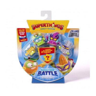 SUPERTHINGS KAZOOM POWER BATTLE - Pack de 5