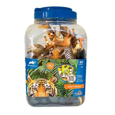 SET DE 30 PIEZAS ANIMALES SALVAJES