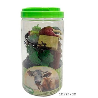 BOTE ANIMALES PVC GRANJA CON ACCESORIOS
