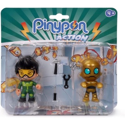 Pinypon Action. 2 Figuras. Robot y Mecánico