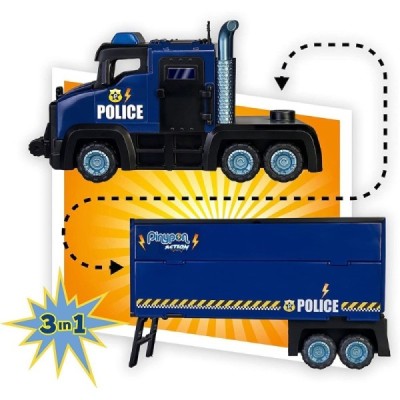 Pinypon Action Súper Camión de Policia