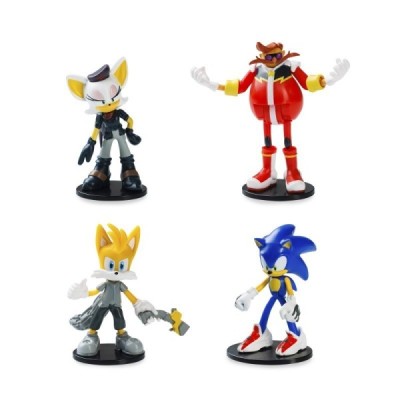 SONIC FIGURA ARTICULADA PACK 4